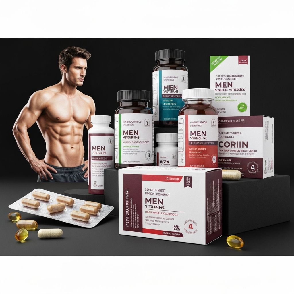 Men's supplements collection